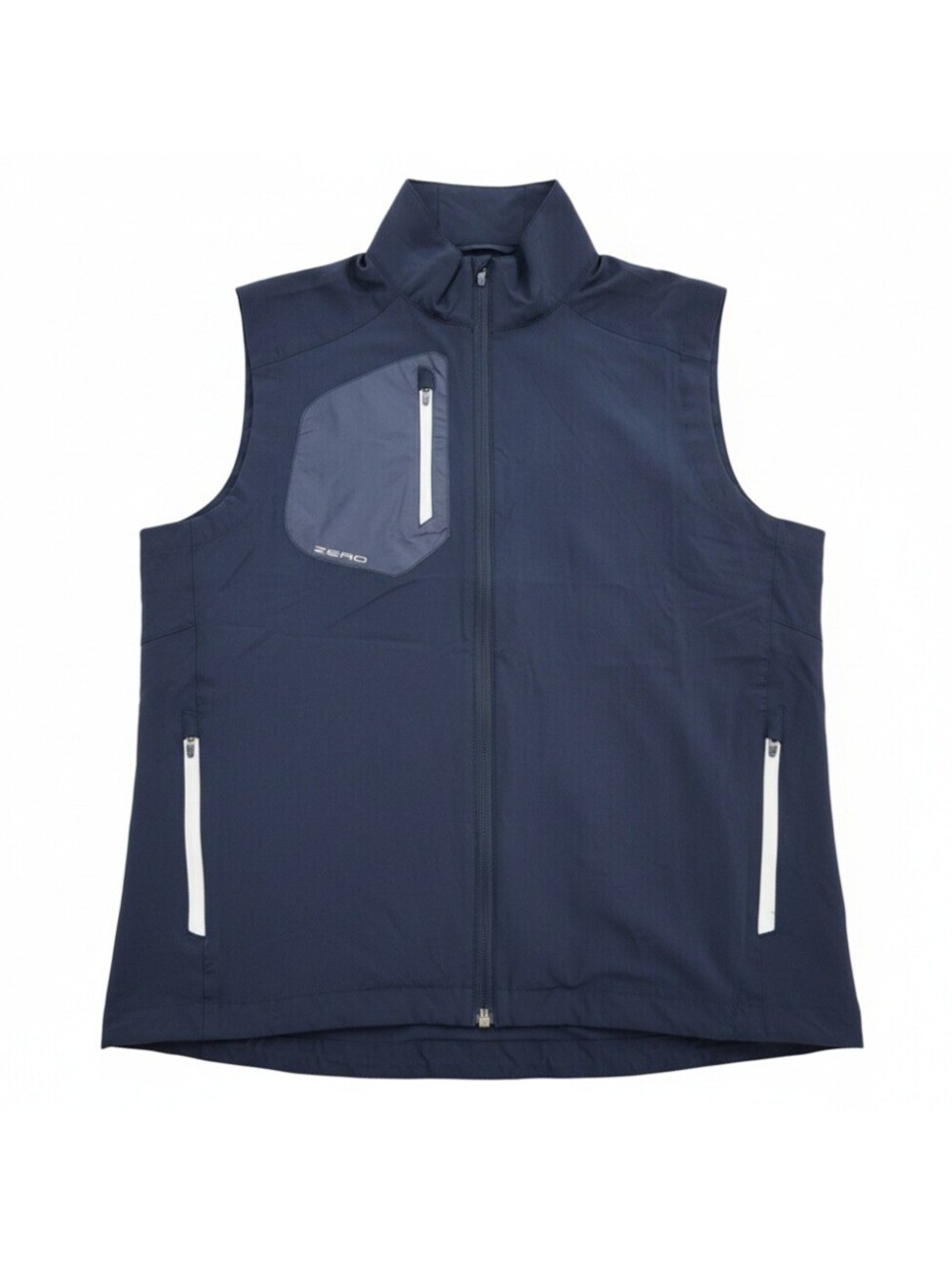 NWT Zero Restriction Z700 Full Zip Windproof Golf Vest Men Large Safety National